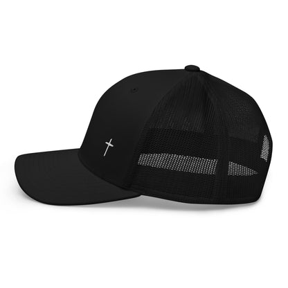 Simple Cross Hat - Black/ Navy