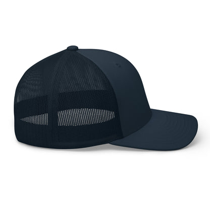 Simple Cross Hat - Black/ Navy