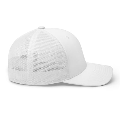 Simple Cross Hat - White